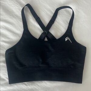 Oner Active Black Cross-Back Sports Bra